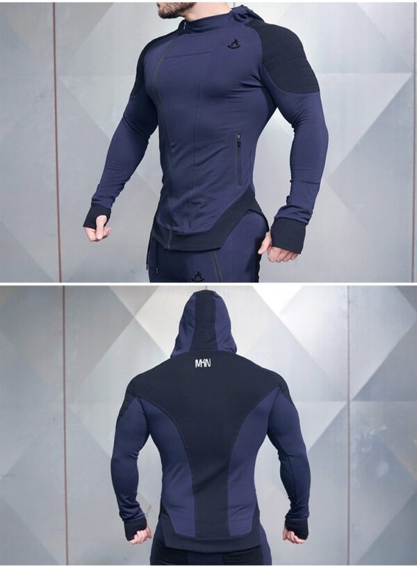 Muscle Autumn And Winter Tight Workout Clothes Slim Fit - Image 4