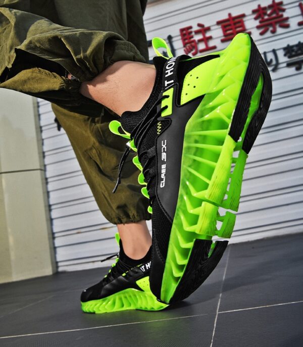 New Sports Youth Luminous Shock Absorption Travel Fitness Running Shoes - Image 5