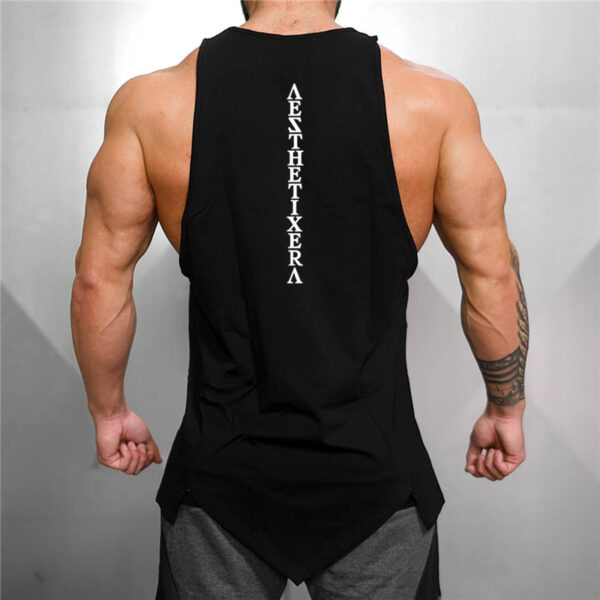 Muscular Man Sports Fitness Vest - Image 4