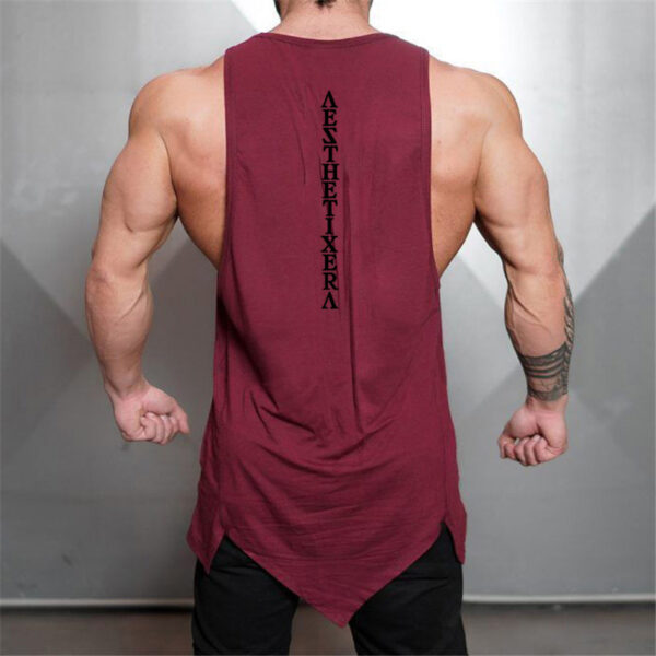 Muscular Man Sports Fitness Vest - Image 5