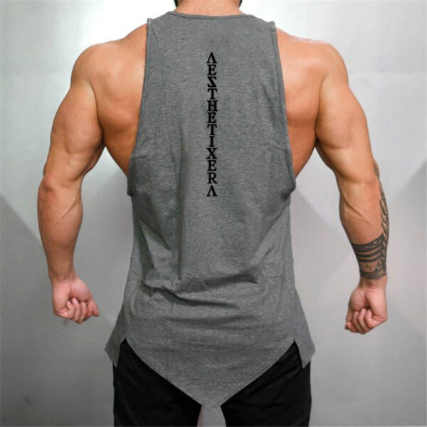 Muscular Man Sports Fitness Vest - Image 3