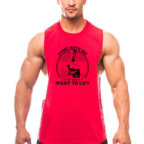 Mr Bodybuilding Sports Vest Men's Cotton Workout Clothes - Image 7