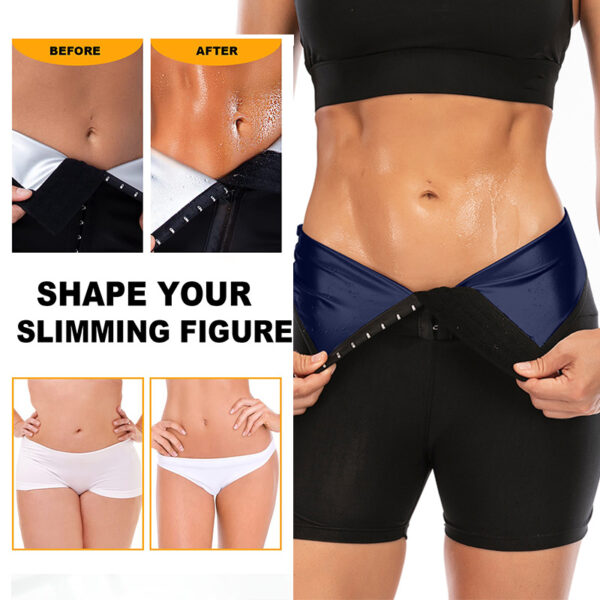 Slimming Pants Waist Trainer Shapewear Tummy Hot Thermo Sweat Leggings Fitness Workout Sweat Sauna Pants Body Shaper - Image 2