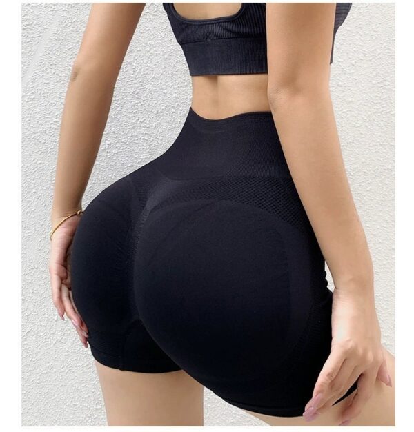 Fitness Yoga Shorts Pants Butt Lifting Seamless Leggings Women Gym - Image 6