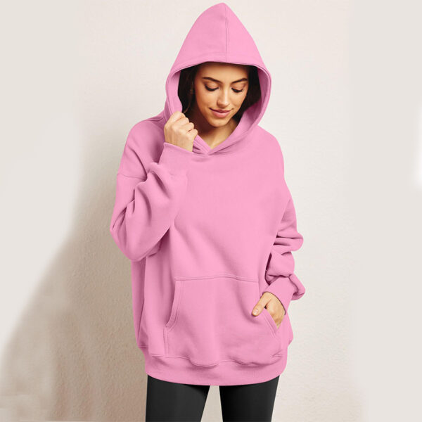 Women's Oversized Hoodies Fleece Loose Sweatshirts With Pocket Long Sleeve Pullover Hoodies Sweaters Winter Fall Outfits Sports Clothes - Image 2