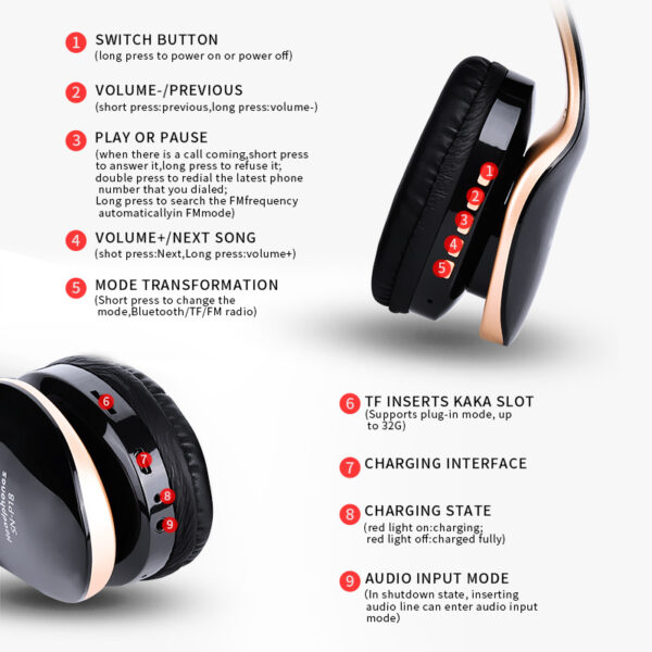 Headset Bluetooth Earphone - Image 6