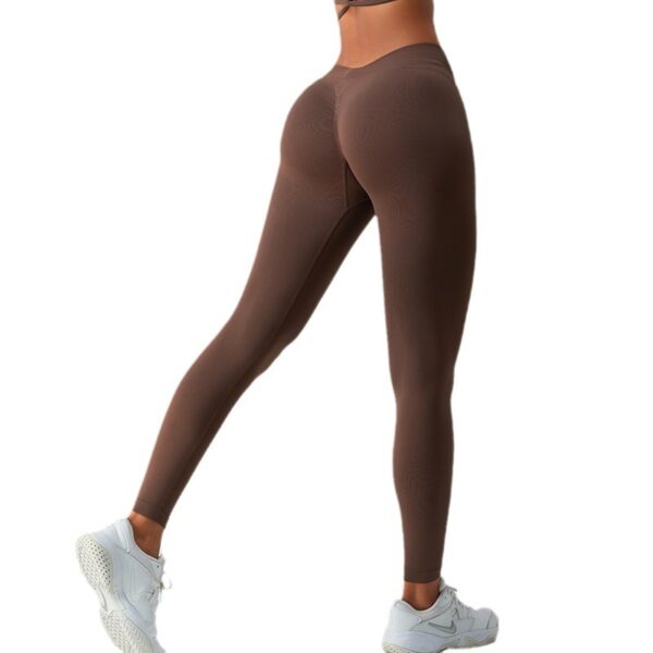 Seamless V Waist Yoga Pants Female High Waist Hip Lift - Image 2