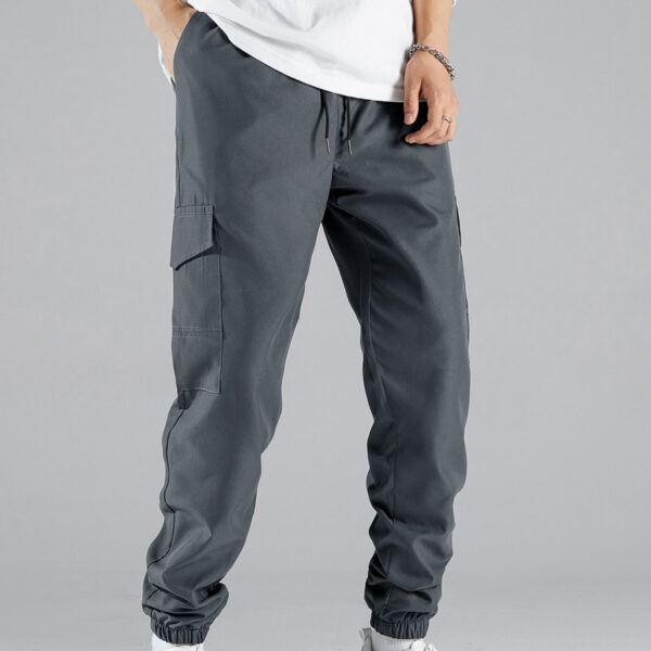 Men's Multi-pocket Workwear Pants High Street - Image 6