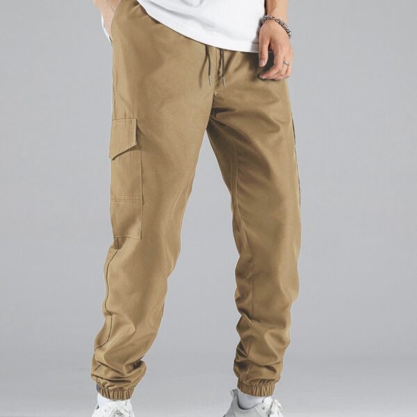 Men's Multi-pocket Workwear Pants High Street - Image 2