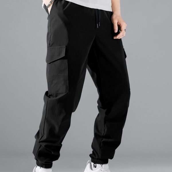 Men's Multi-pocket Workwear Pants High Street - Image 5