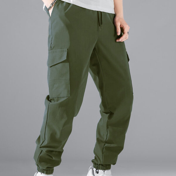 Men's Multi-pocket Workwear Pants High Street - Image 8