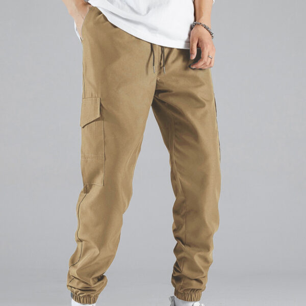 Men's Multi-pocket Workwear Pants High Street - Image 9